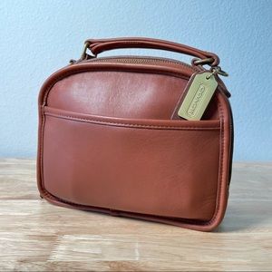 Vintage Coach Lunchbox in British Tan